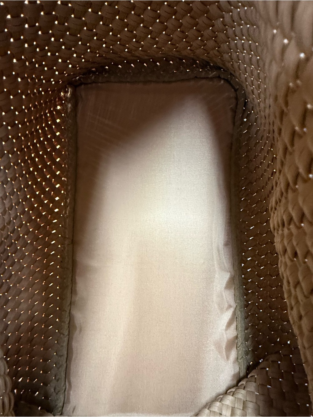Woven Tote Bag in Natural Beige - Shoulder Tote by Calia - Picture 9 of 12